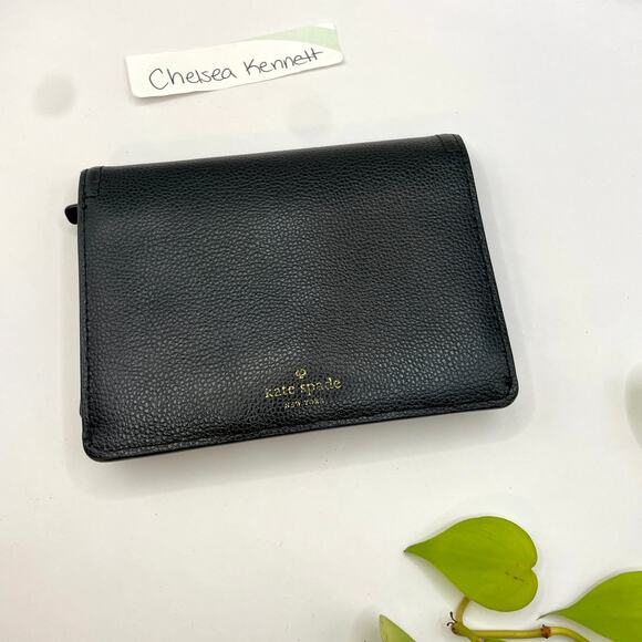 Kate Spade Black Leather Bifold Wallet - Picture 3 of 10